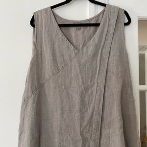 Flax wrap top